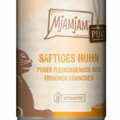 MjAMjAM Mit Huhn Pur | 6 Dosen Katzenfutter | Hochwertiges Nassfutter für Katzen