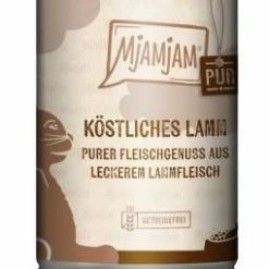 MjAMjAM Katzenfutter Mit Lamm Pur - 6 Dosen Nassfutter für Katzen
