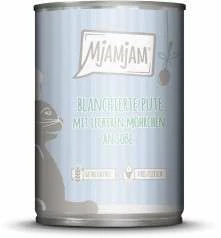 MjAMjAM Katzenfutter Nassfutter mit Pute & Möhre in Soße - 6 Dosen