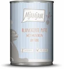 MjAMjAM Katzenfutter Nassfutter mit Pute & Muscheln in Soße - 6 Dosen