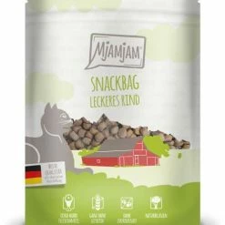 MjAMjAM Snackbag mit Lamm | 8x 125g Katzensnack | Natürliche Leckerlis für Katzen