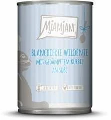 MjAMjAM Katzenfutter mit Wildente & Kürbis in Soße | 6x 380 g | Nassfutter für Katzen
