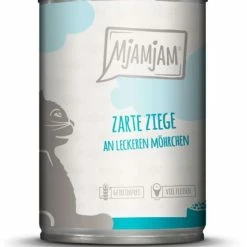 MjAMjAM Katzenfutter Nassfutter mit Ziege & Möhrchen - 6 Dosen