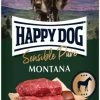 HAPPY DOG Montana | Pferd Pur | 6 Dosen Hundefutter - Hochwertiges Nassfutter für Hunde