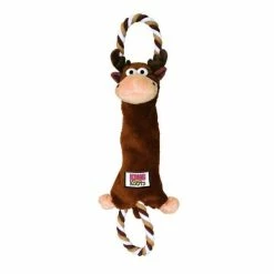 KONG ® Knots Tugger Moose | Langlebiges Hundespielzeug für aktive Hunde