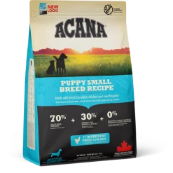 Acana Puppy Small-Breed Hundefutter, Getreidefrei - Premium Futter für Welpen kleiner Rassen