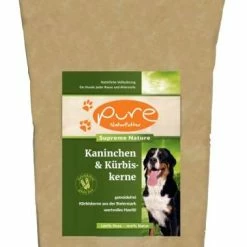 Pure Dog Supreme Nature Mit Kaninchen & Kürbiskern - Getreidefreies Hundefutter für eine ausgewogene Ernährung