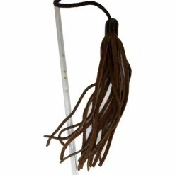 Purrfect Leather Cat Toy | Hochwertige Katzenangel für aktive Spielstunden