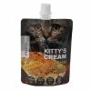 Porta21 Kittys Cream | Mit Huhn | 6x90g Getreidefreier Katzensnack | Hochwertiges Nassfutter für Katzen