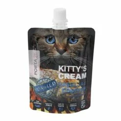 Porta21 Kittys Cream mit Kabeljau | 6x90g Getreidefreier Katzensnack | Katzenfutter Nassfutter