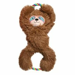 KONG ® Tuggz Sloth XL | Langlebiges Hundespielzeug für starke Kauer