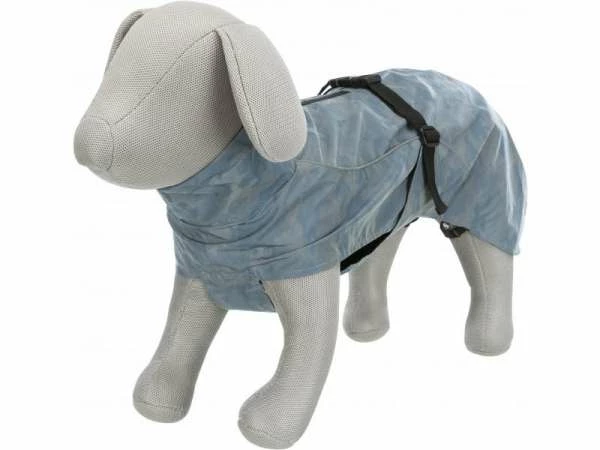 Trixie Regenmantel Lunas | Silberblau | Wasserdichter Hundemantel für Hunde 1 Trixie Regenmantel Lunas | Silberblau | Wasserdichter Hundemantel für Hunde