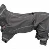 Trixie Regen-Overall Vaasa | Grau - Wasserdichte Hundebekleidung für alle Wetterlagen