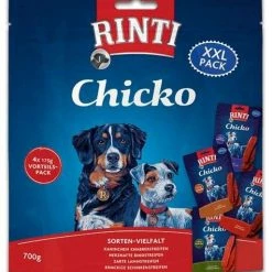 RINTI Chicko Sortenvielfalt XXL | 700g Hundesnack - Leckerli für Hunde mit abwechslungsreichen Geschmacksrichtungen