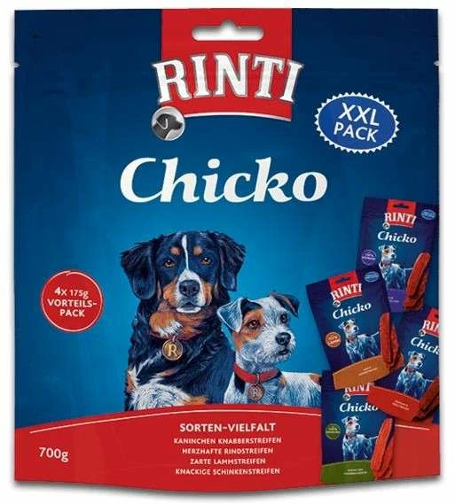 RINTI Chicko Sortenvielfalt XXL | 700g Hundesnack - Leckerli für Hunde mit abwechslungsreichen Geschmacksrichtungen 1 RINTI Chicko Sortenvielfalt XXL | 700g Hundesnack - Leckerli für Hunde mit abwechslungsreichen Geschmacksrichtungen