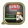RINTI Feinest Hundefutter mit Geflügel Pur & Gemüse | 11x150g Nassfutter für Hunde