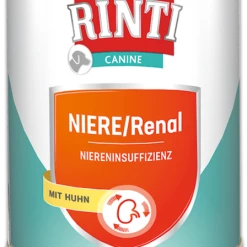 RINTI Canine Niere Renal Mit Huhn Hundefutter - 6x800g | Spezielles Nassfutter für Hunde mit Nierenproblemen