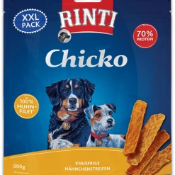 RINTI Extra Chicko XXL-Pack Huhn | 900g Hundesnack - Natürlicher Hühnersnack für Hunde