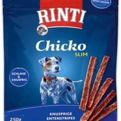 RINTI Extra Chicko Slim Ente Hundesnack | 6x250g | Fettarm & Lecker