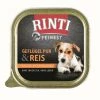 RINTI Feinest Geflügel Pur & Reis | 11x150g Nassfutter für Hunde | Hochwertiges Hundefutter