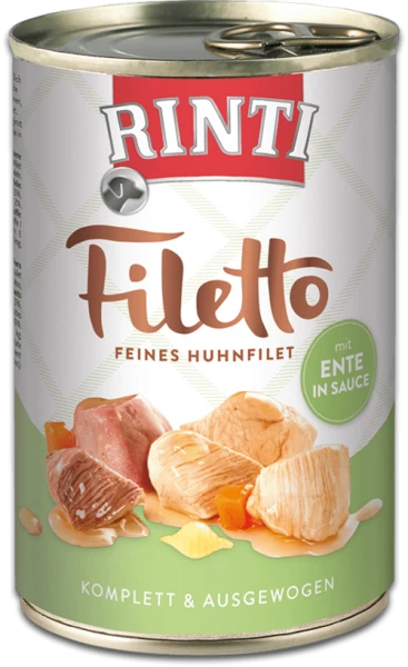 Rinti Filetto Jelly Huhn & Ente | Premium Hundefutter Nassfutter | Leckeres Futter für Hunde 1 Rinti Filetto Jelly Huhn & Ente | Premium Hundefutter Nassfutter | Leckeres Futter für Hunde