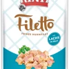RINTI Filetto Jelly Huhn & Lachs Hundefutter | 24x100g | Leckeres Nassfutter für Hunde