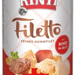 RINTI Filetto Jelly Huhn & Rind - Hochwertiges Nassfutter für Hunde