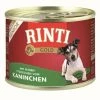 RINTI Gold Senior Hundefutter mit Kaninchen | 12x185g | Nassfutter für ältere Hunde
