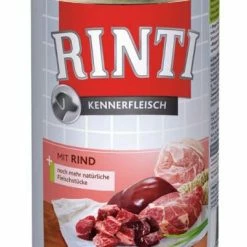 RINTI Kennerfleisch mit Rind - Hochwertiges Nassfutter für Hunde