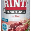 RINTI Kennerfleisch Junior Hundefutter mit Rind | Nassfutter für Hunde