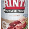 RINTI Kennerfleisch mit Lamm - Hochwertiges Nassfutter für Hunde
