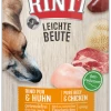 RINTI Leichte Beute Rind & Huhn Hundefutter - 10x400g Nassfutter für Hunde
