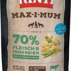 Rinti Max-i-Mum Mit Pansen | Getreidefreies Trockenfutter für Hunde | Hochwertiges Hundefutter