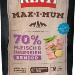 Rinti Max-i-Mum Senior Getreidefreies Hundefutter - Premium Trockenfutter für ältere Hunde