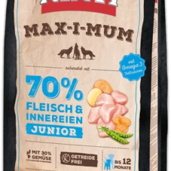 Rinti Max-i-Mum Junior Huhn | Getreidefreies Hundefutter für Welpen & Junghunde