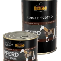 BELCANDO Single Protein Nassfutter mit Pferd - Hochwertiges Hundefutter für empfindliche Hunde