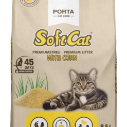 SoftCat Corn Katzenstreu | Natürliches Katzenstreu aus Mais | Geruchsbindend & Staubarm