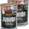 BELCANDO Super Premium Junior Nassfutter mit Geflügel & Ei - Hochwertiges Hundefutter für Welpen