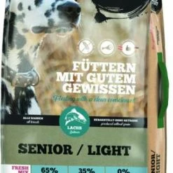 THE GOODSTUFF Senior/Light Dog Trockenfutter mit Lachs | Getreidefreies Hundefutter für ältere und leichtgewichtige Hunde