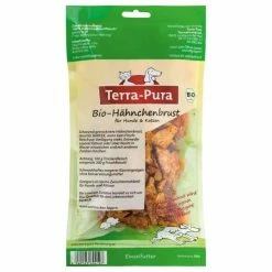 Terra-Pura Bio Hähnchenbrust Getrocknet | 200g Hundesnacks - Natürliche & Gesunde Leckerlis