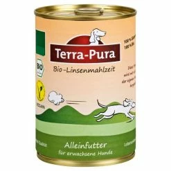 Terra-Pura Bio-Linsenmahlzeit Vegan - Hochwertiges Hundefutter für eine ausgewogene Ernährung