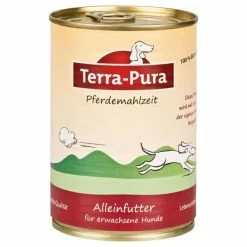 Terra-Pura Pferdemahlzeit - Glutenfreies Hundefutter mit Fleisch | Hochwertiges Futter für Hunde