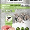 Tundra Katzenfutter Nassfutter für Kitten mit Kalb & Huhn | 16x 85 G Pouch