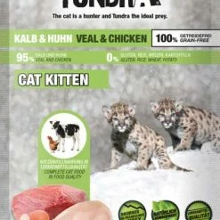 Tundra Katzenfutter Nassfutter für Kitten mit Kalb & Huhn | 16x 85 G Pouch