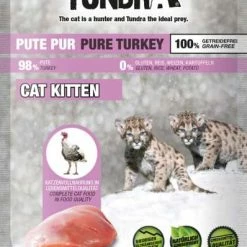 Tundra Cat Kitten Nassfutter mit Pute | 16x 85 G Pouch | Hochwertiges Katzenfutter
