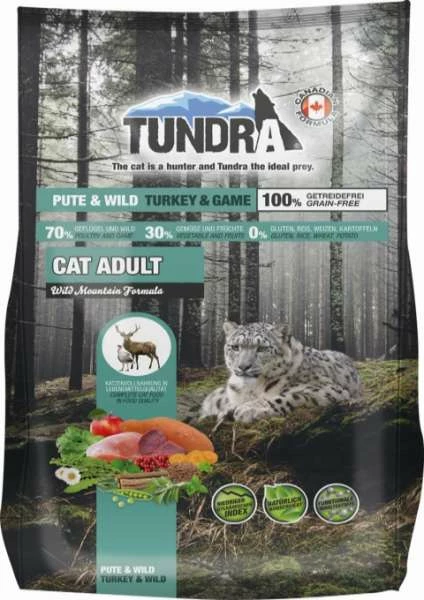 Tundra Cat Mit Pute & Wild Trockenfutter - Natürliches Katzenfutter für anspruchsvolle Katzen 1 Tundra Cat Mit Pute & Wild Trockenfutter - Natürliches Katzenfutter für anspruchsvolle Katzen