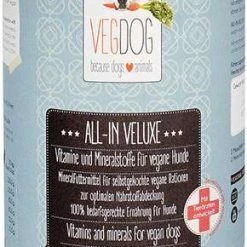 VEGDOG Veggie Dog All-In Veluxe | 500g | Veganes Hundefutter | Nassfutter für Hunde