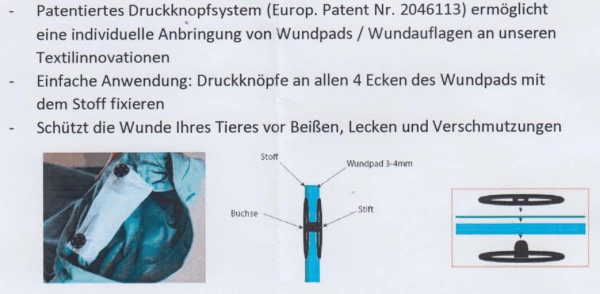 VetMedCare Druckknöpfe | Schwarz | 21mm | 5 Stück | Hundebedarf & Hundebekleidung 1 VetMedCare Druckknöpfe | Schwarz | 21mm | 5 Stück | Hundebedarf & Hundebekleidung