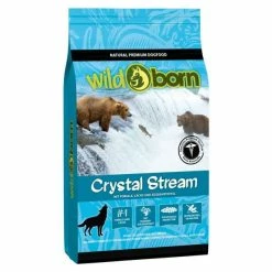 Wildborn Crystal Stream | Getreidefreies Hundefutter mit Forelle, Lachs & Süßkartoffel | Premium Trockenfutter für Hunde