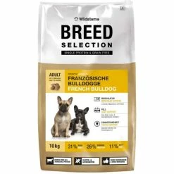 Wildsterne Französische Bulldogge Hundefutter | Getreidefrei mit Rind & Süßkartoffeln | Premium Hundefutter